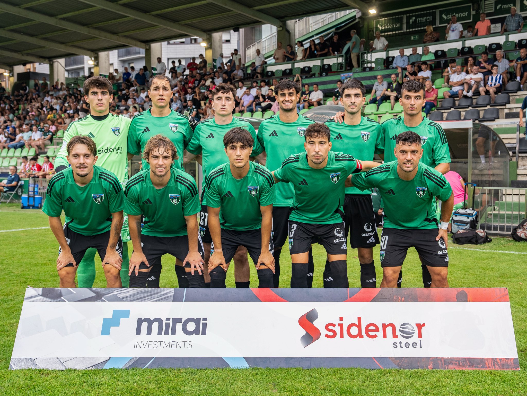 Alineación del Sestao River ante el Bilbao Athletic